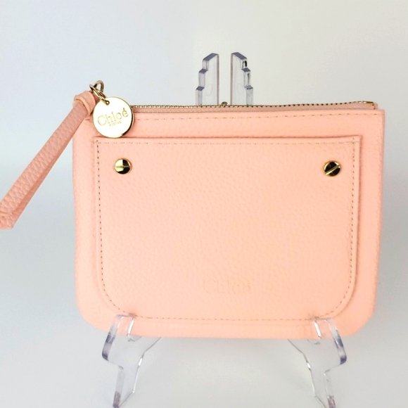 Chloe Handbags - Chloe Peach Mini Pouch NWOT
